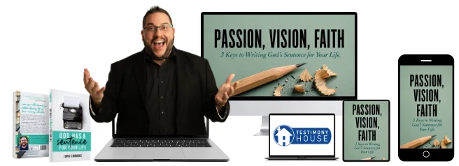 Promotional banner published on Testimony House